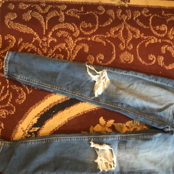 American Eagle moms jeans size 00 - soft knit - Picture 2 of 6